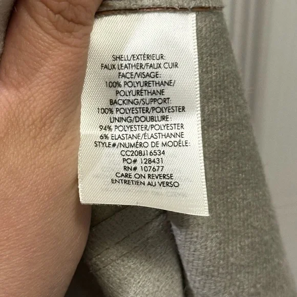 Alice + Olivia brown vegan leather mini dress size 0 - Picture 5 of 8